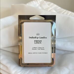 Fresh Linen Soy Wax Melts | Clean Cotton Home Fragrance